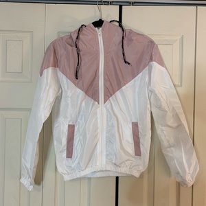 Pink & White Wind Breaker
